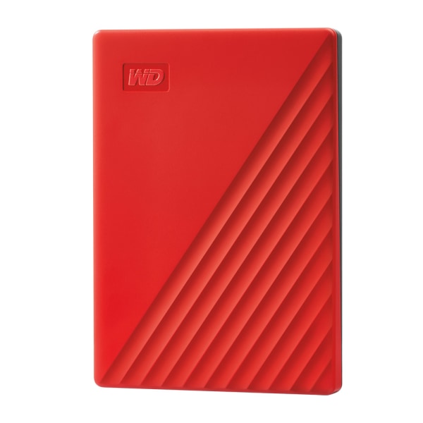 Western Digital 2TB WD My Passport Portable External Hard Drive HDD Red - WDBYVG0020BRD-WESN